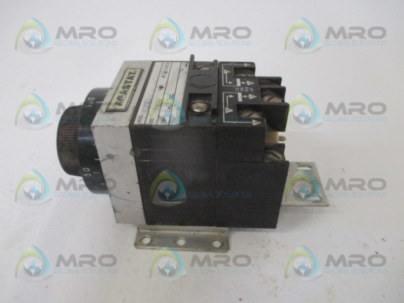 AGASTAT 7012AELL TIMING RELAY 20-200 SEC. 120V UNMP