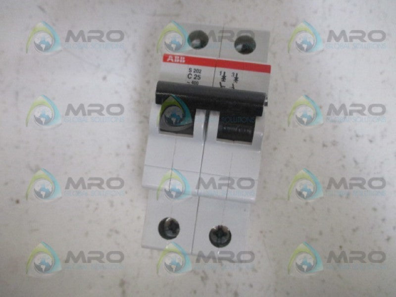 ABB S202-C25 MINIATURE CIRCUIT BREAKER 25A NSNP