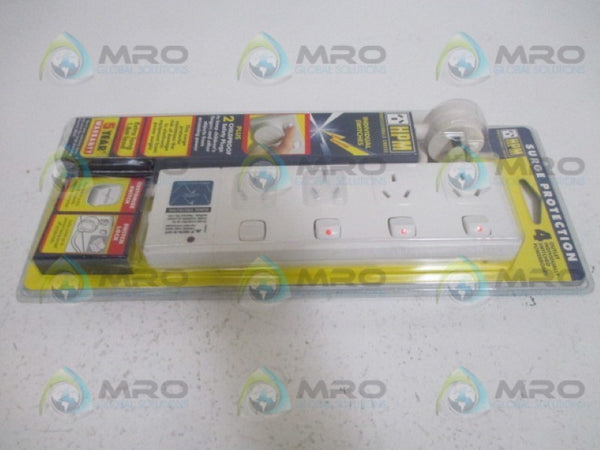 HPM INDUSTRIES D104PAWE POWERBOARD 4 OUTLET NSMP