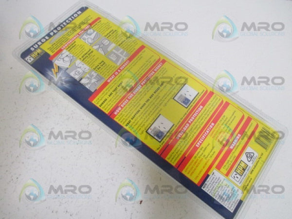 HPM INDUSTRIES D104PAWE POWERBOARD 4 OUTLET NSMP