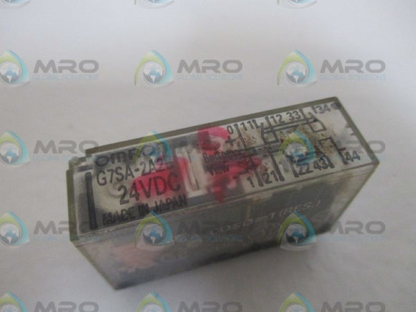 OMRON G7SA-2A2B RELAY 24VDC UNMP