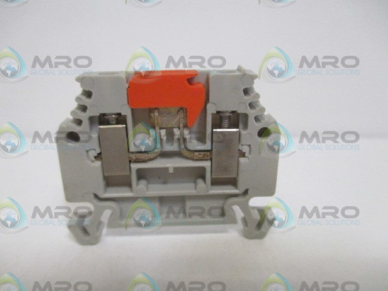 ALLEN BRADLEY 1492-WKD3 TERMINAL BLOCK  GRAY UNMP