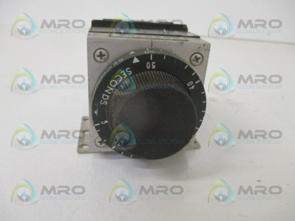 AGASTAT 7012ADLL TIME DELAY RELAY 5-50 SEC. (AS PICTURED) UNMP