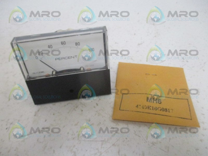 YOKOGAWA 251230LCXX PANEL METER 0-100% AC VM NSMP