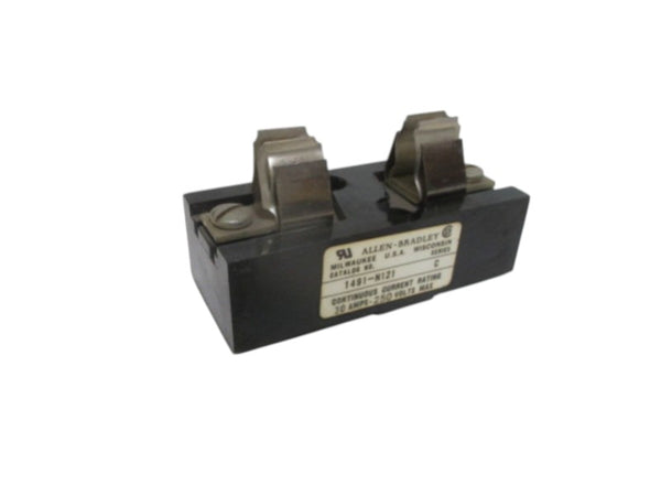 ALLEN BRADLEY 1491-N121 SER. C FUSE HOLDER (MISSING ACCESSORIES) NSNP