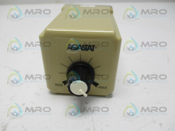 AGASTAT SSC12ADA ON DELAY RELAY 2-60 Sec. 120V NSMP