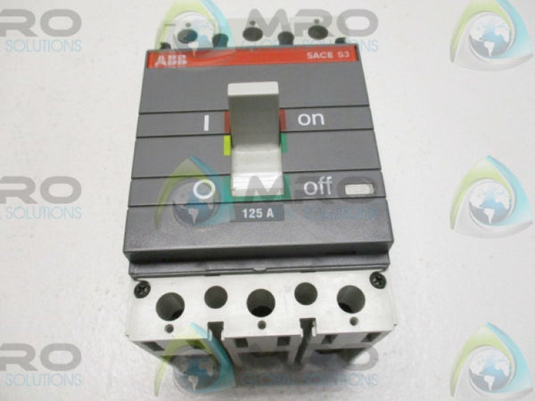 ABB S3NQ0125TW CIRCUIT BREAKER 125A NSMP