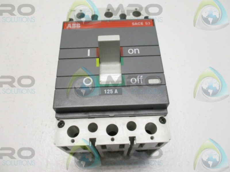 ABB S3NQ0125TW CIRCUIT BREAKER 125A NSMP