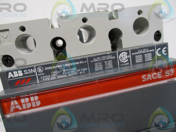ABB S3NQ0125TW CIRCUIT BREAKER 125A NSMP