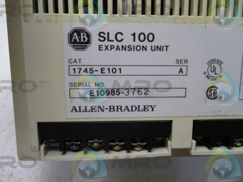 ALLEN BRADLEY 1745-E101 SER.A PROCESSOR UNIT (AS PICTURED) UNMP