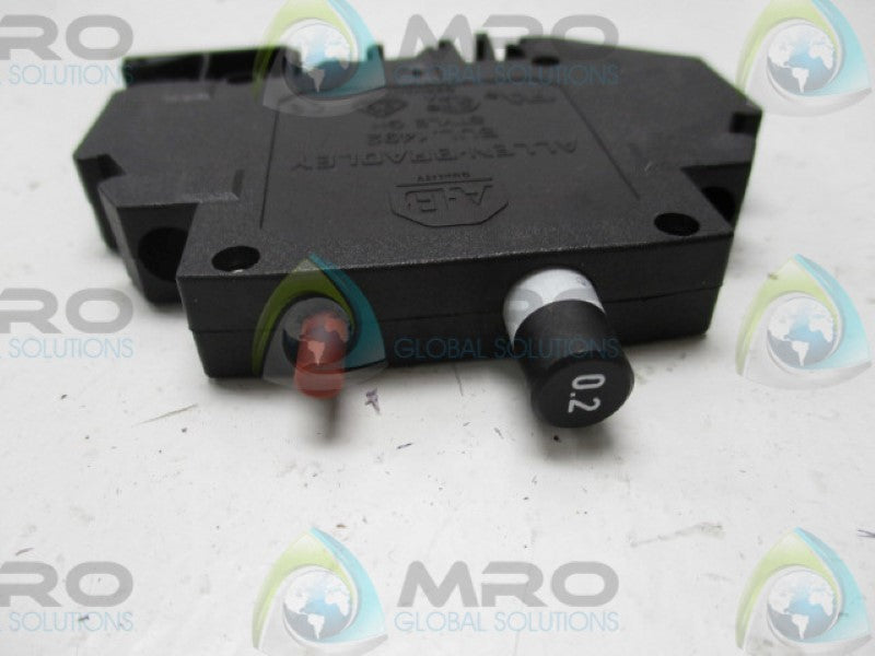 ALLEN BRADLEY 1492-GH002 SER.B CIRCUIT BREAKER PROTECTOR 0.2A  UNMP
