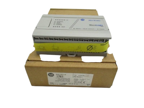 ALLEN BRADLEY 1761-L10BWB SER. E F/W 1.0 CONTROLLER MODULE  NSMP