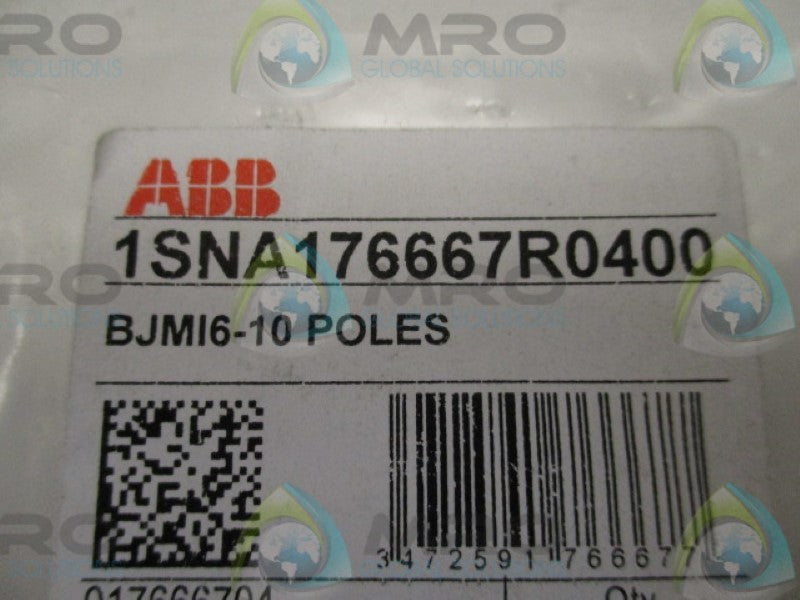 ABB 1SNA176667R0400 BJMI6 TERMINAL BLOCK JUMPER  NSNP