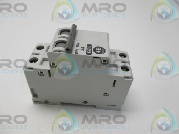 ALLEN BRADLEY 1492-CB2G030 SER. B CIRCUIT BREAKER 3A  NSMP
