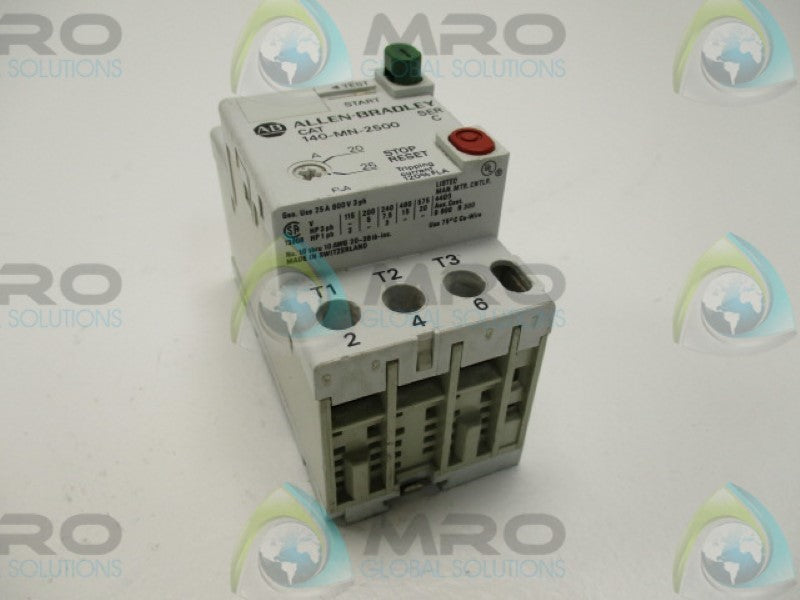 ALLEN BRADLEY 140-MN-2500 SER. C 20-25A  UNMP