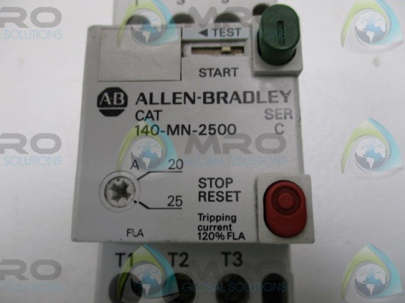 ALLEN BRADLEY 140-MN-2500 SER. C 20-25A  UNMP