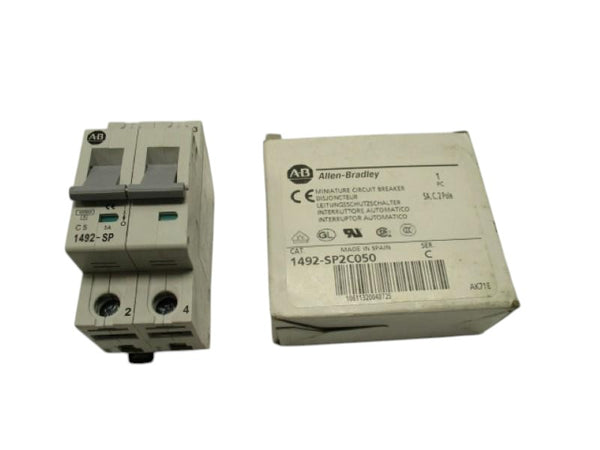 ALLEN BRADLEY 1492-SP2C050 SER. C CIRCUIT BREAKER 5A  NSMP