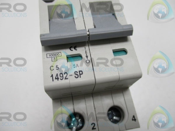 ALLEN BRADLEY 1492-SP2C050 SER. C CIRCUIT BREAKER 5A  NSMP
