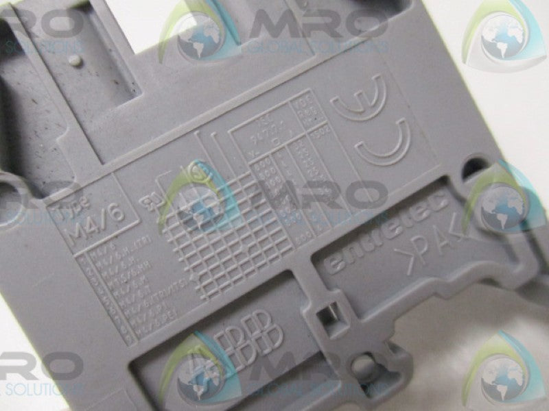 ABB M4/6 TERMINAL BLOCK  UNMP