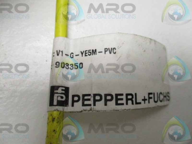PEPPERL+FUCHS 903350 VI-G-YE5M-PVC CORDSET CABLE  NSNP