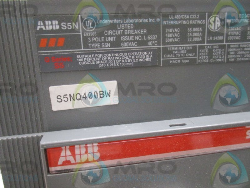 ABB S5NQ400BW  NSMP