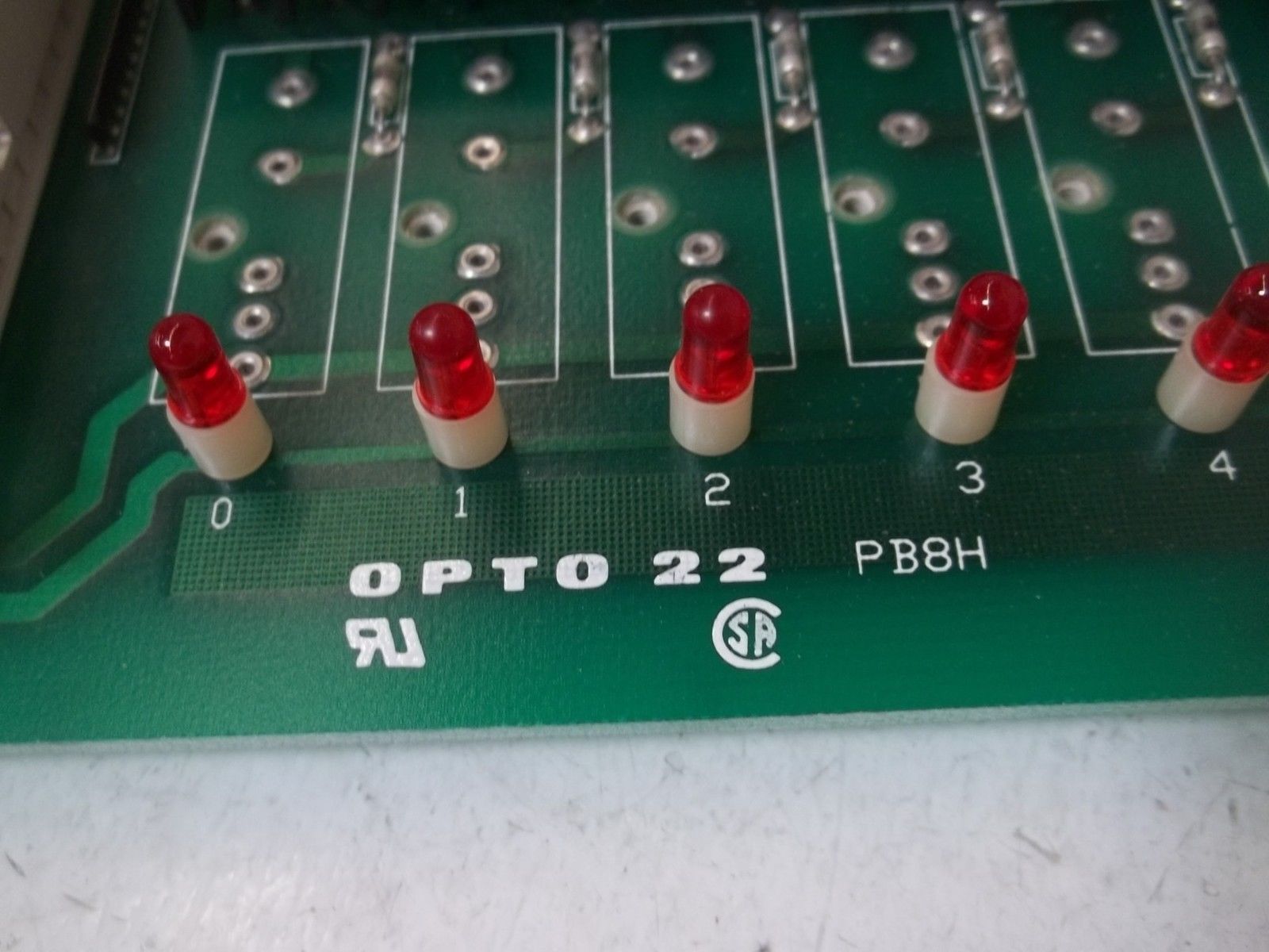 OPTO 22 PB8H 8-CHANNEL RELAY RACK NSMP
