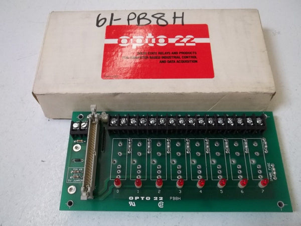 OPTO 22 PB8H 8-CHANNEL RELAY RACK NSMP