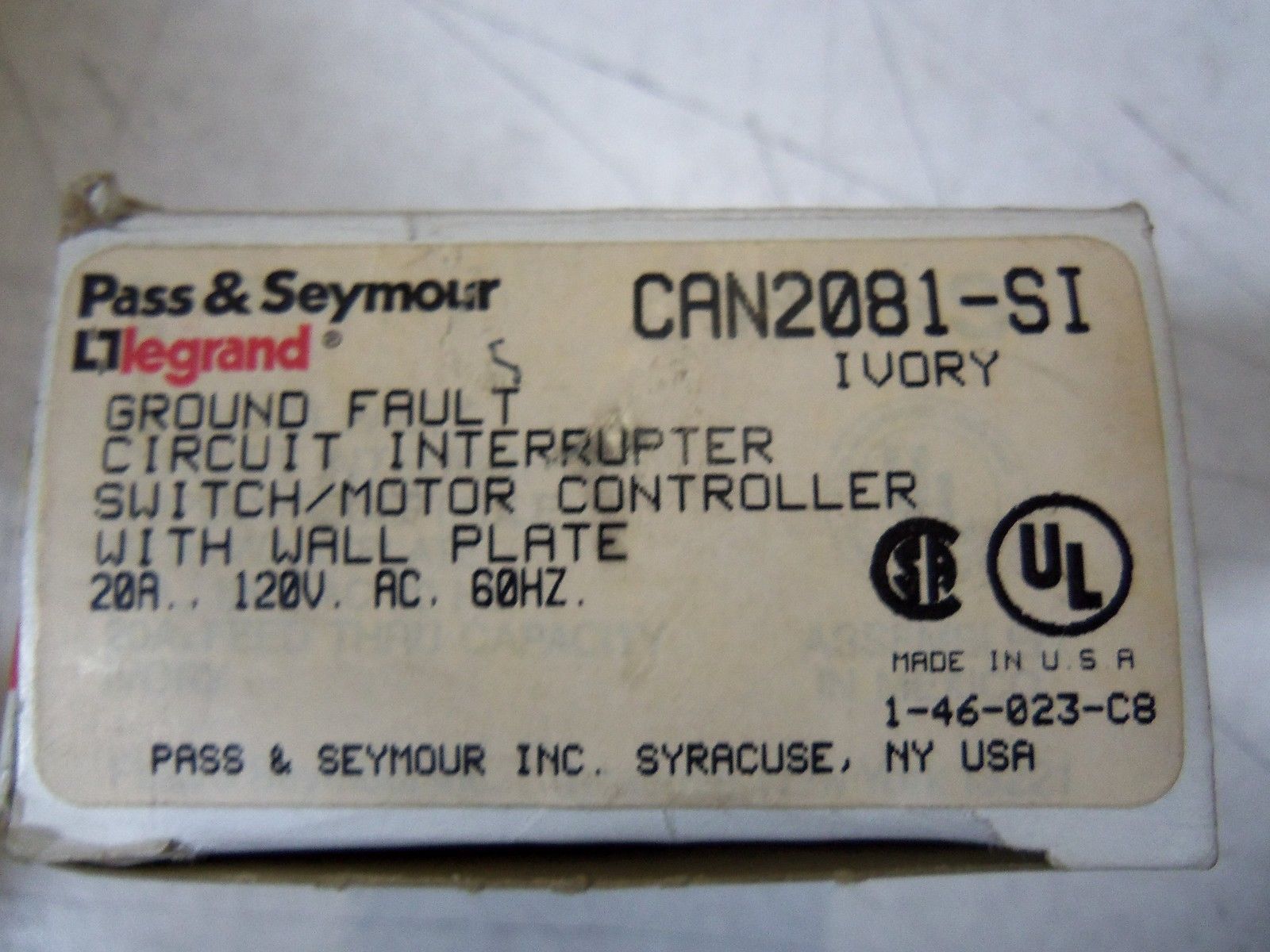 PASS & SEYMOUR CAN2081-SI NSMP