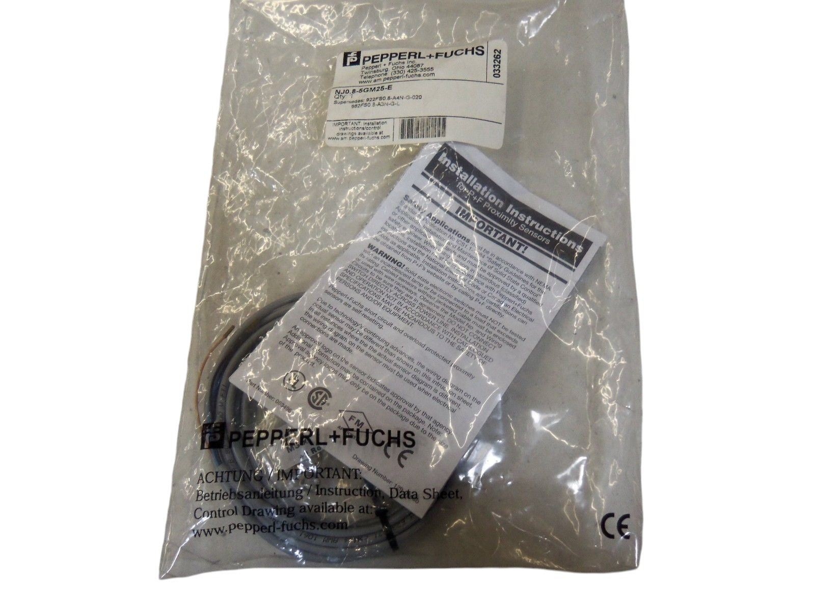 PEPPERL+FUCHS NJ0.8-5GM25-E  NSMP