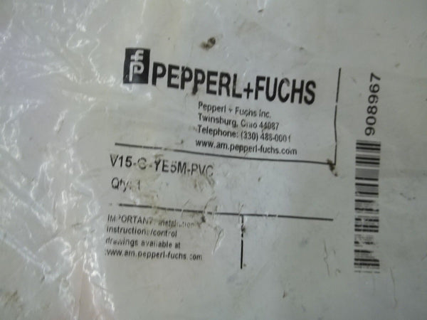 PEPPERL+FUCHS V15-C-YE5M-PVC PROXIMITY SENSOR NSMP