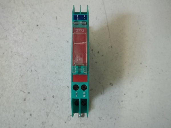 PEPPERL+FUCHS Z772 SAFE ISOLATED RELAY NSMP