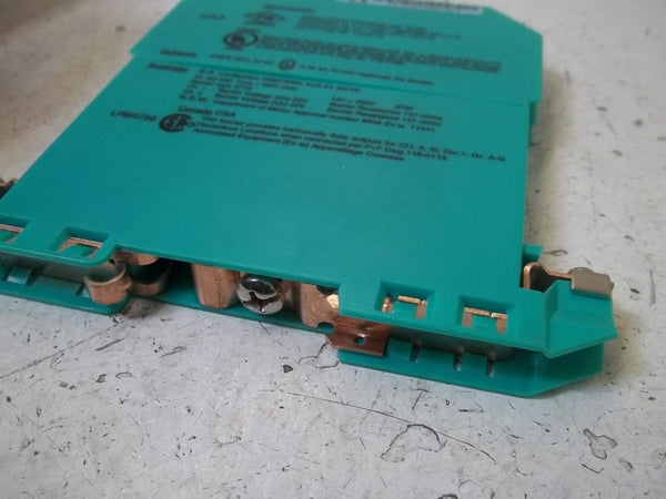 PEPPERL+FUCHS Z772 SAFE ISOLATED RELAY NSMP
