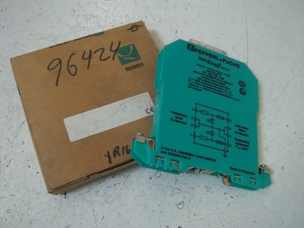 PEPPERL+FUCHS Z772 SAFE ISOLATED RELAY NSMP