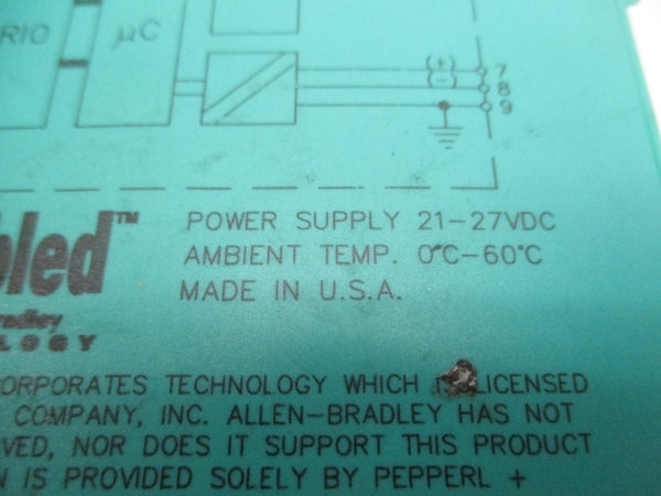 PEPPERL+FUCHS KHD2-MTI-AB4 904307 21-27VDC UNMP