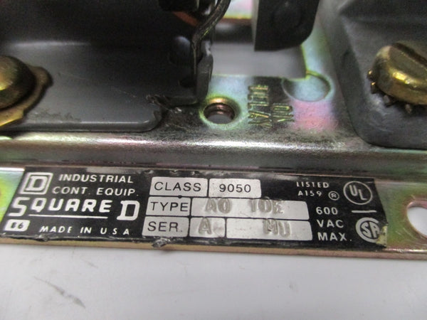 SQUARE D 9050A010E SER. A 120/110V UNMP