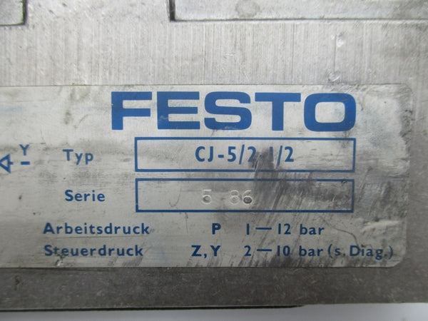 FESTO CJ-5/2-1/2 (AS PICTURED) UNMP