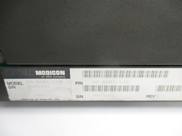 MODICON AS-B881-108 REV. A UNMP