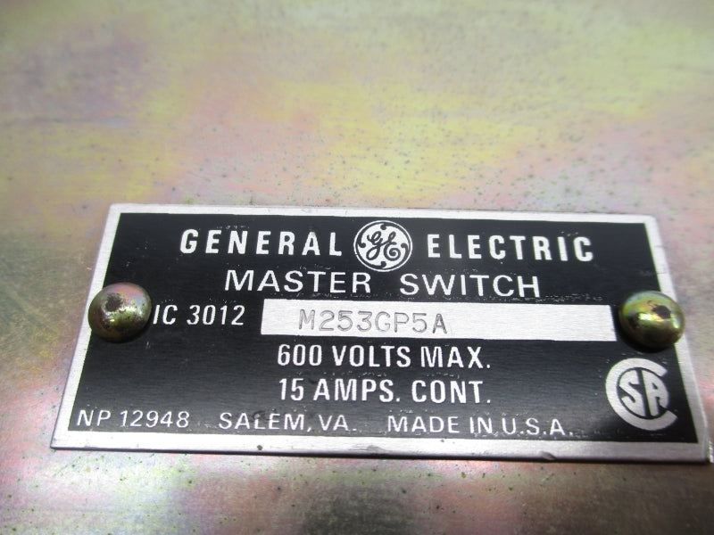 GENERAL ELECTRIC IC 3012 M253GP5A 600V 15A NSNP