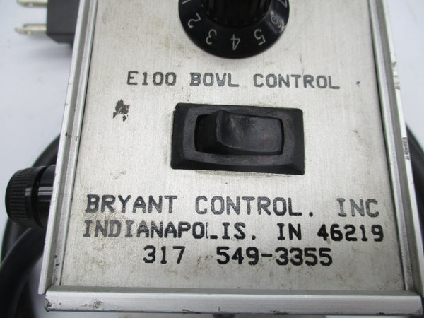 BRYANT CONTROL E100 UNMP