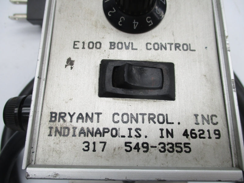 BRYANT CONTROL E100 UNMP