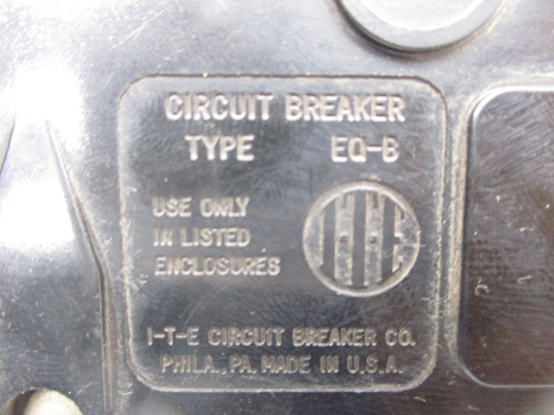 I-T-E EQ-B 120/240VAC 20A UNMP