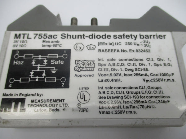 MEASUREMENT TECHNOLOGY MTL755AC 3A UNMP