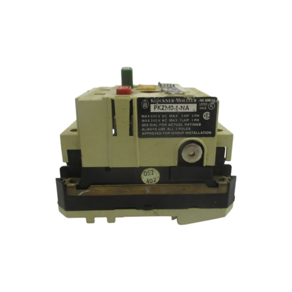 KLOCKNER-MOELLER PKZM0-1-NA 600VAC UNMP