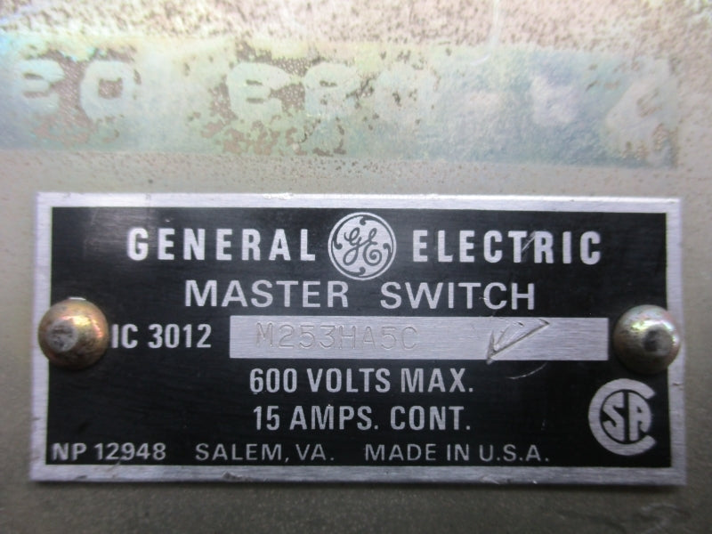 GENERAL ELECTRIC IC 3012 M253HA5C 600V 15A UNMP