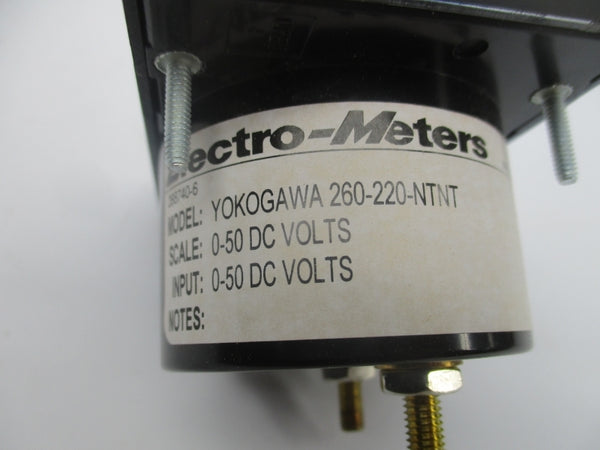 YOKOGAWA 260-220-NTNT 0-50VDC NSMP