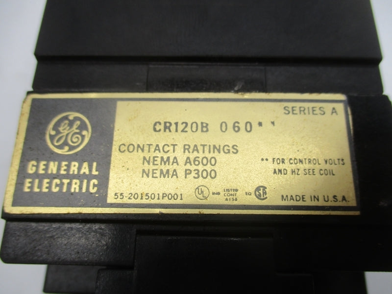 GENERAL ELECTRIC CR120B06002 SER. A  120/110V NSMP