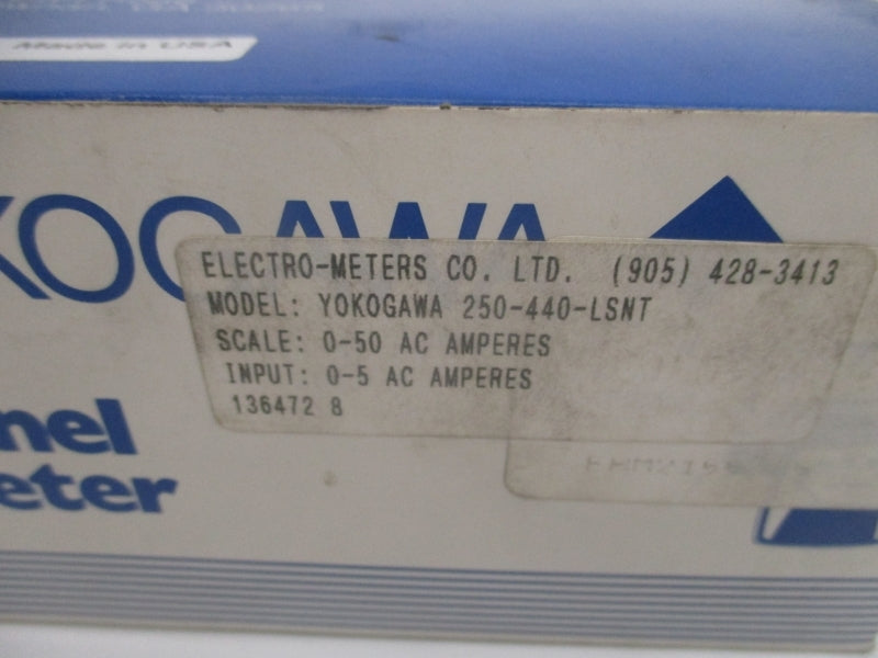 YOKOGAWA 250-440-LSNT 0-50A NSMP