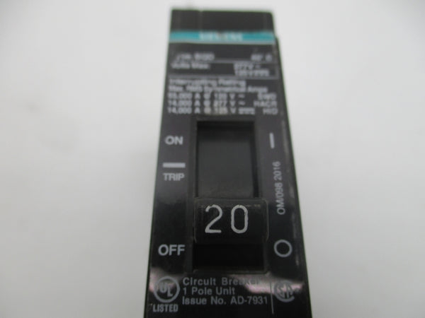 SIEMENS BQD120BP 277V 20A NSNP