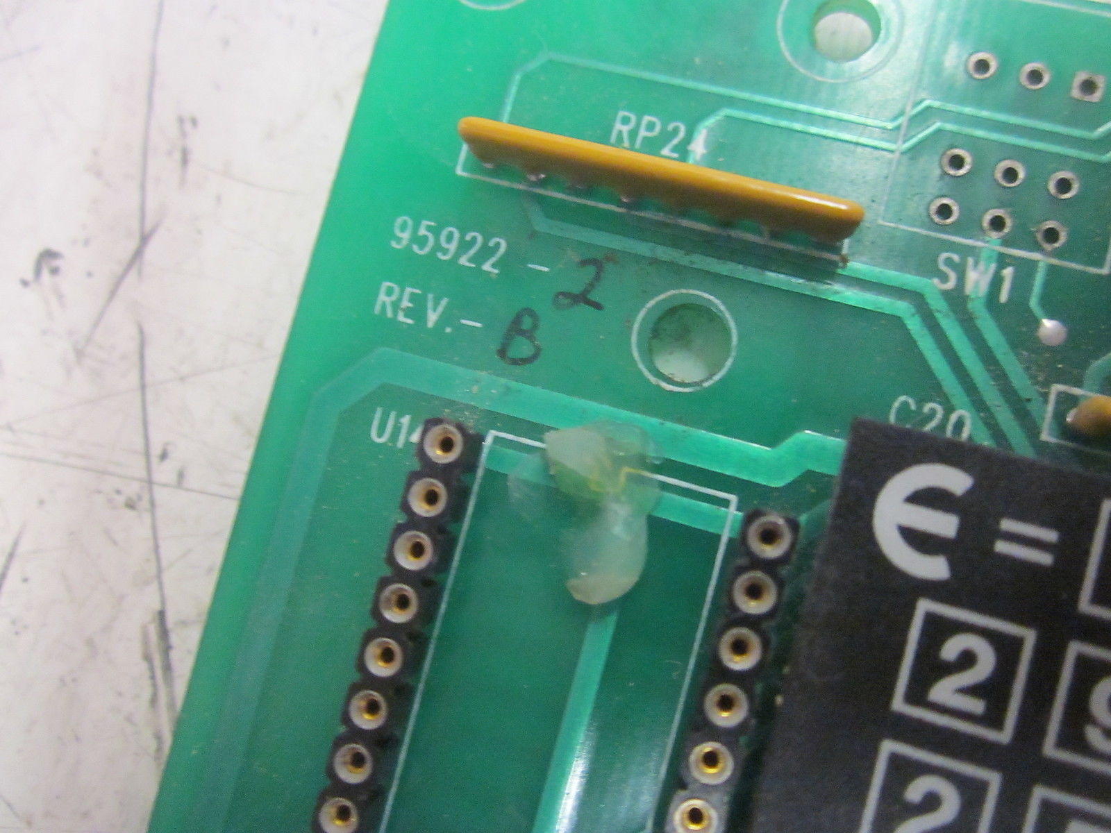 RAYTEK 95922-2 REV.B CONTROL BOARD UNMP