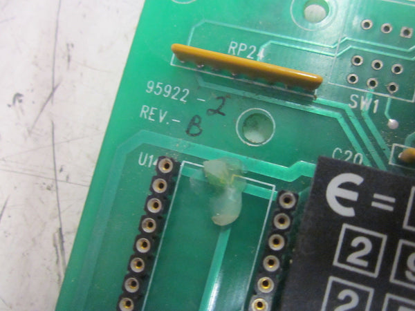 RAYTEK 95922-2 REV.B CONTROL BOARD UNMP